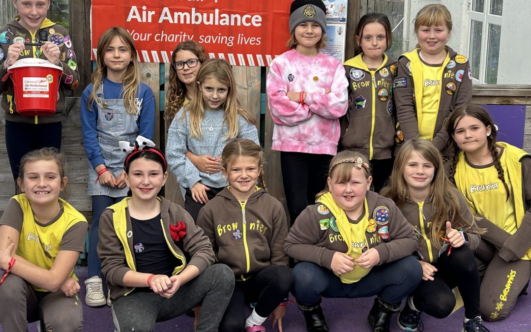 Brownies Serve Up Success for Cornwall Air Ambulance